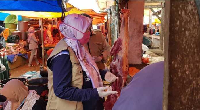 Sidak Daging di pasar